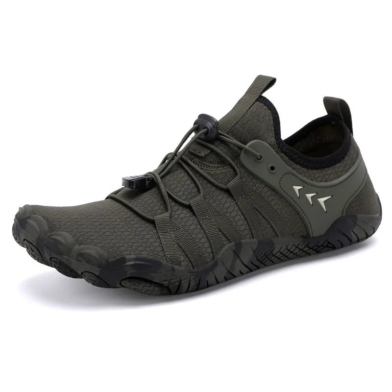 Water Sports Shoes Mens Womens Beach Swim Shoes Quick-Dry Hiking Running Breathable & smooth fabrics with fine stretch on uppers