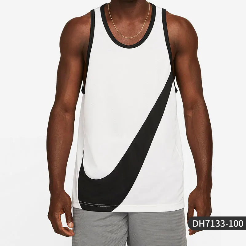 Nike Official Genuine New Men's Fashion Durable Basketball Sports Sleeveless Vest DH7133-100