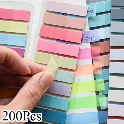 Sticky Tabs for Annotating Books, Page Markers Clear | SAMAG