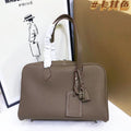 Handbag Large Capacity Leather Women's Bag Boston Shoulder Exquisite Unique Versatile Fashion Hand Carry Classic Elegant High