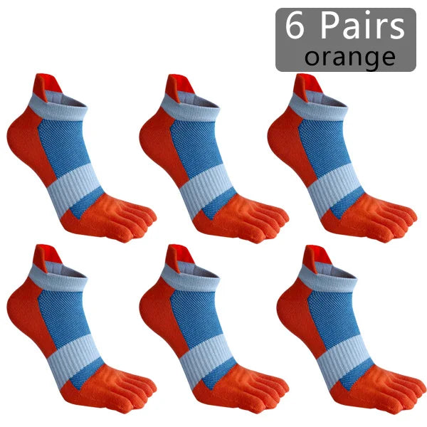 Pairs Man Five Finger Socks Large Plus Size Patchwork | SAMAG