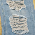 Men's Ripped Non-Stretch Jeans - Distressed Streetwear | SAMAG