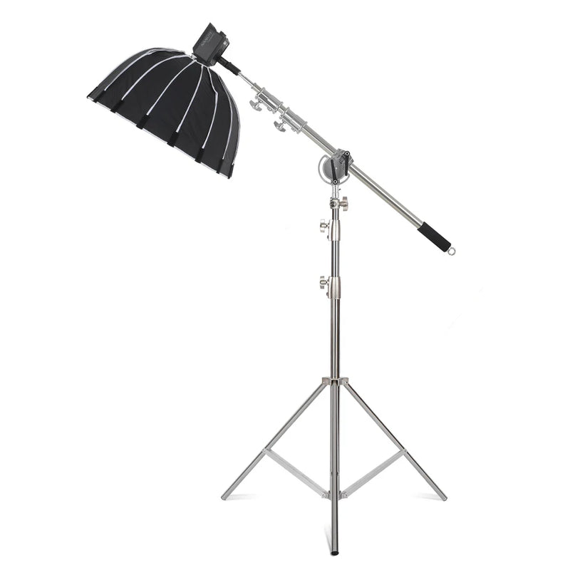 C Stand Stainless Steel Kit Light Stand With Weight Bag Photo Studio Accessories Extension Rod 2.49M Length Arm Cross Boom