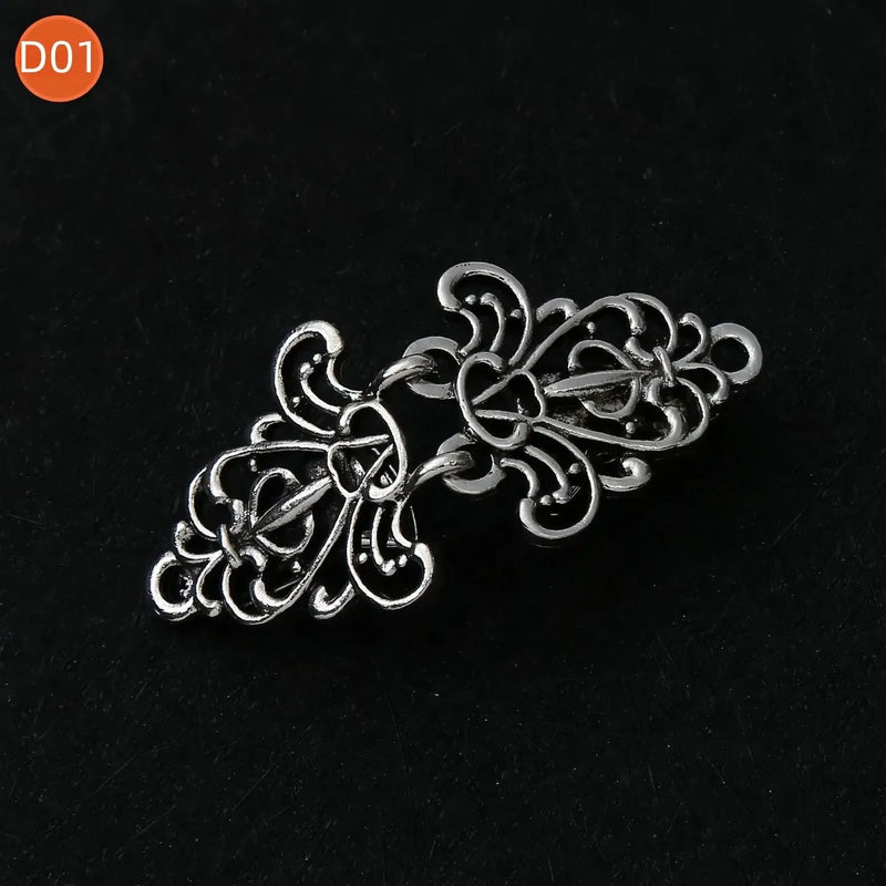 1 Pair Vintage Sweater Swirl Clip Cape Cloak Clips for Dress Retro Cardigan Clip Shawl Clasp Shirt Button Clip for Girl Women