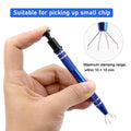 4 Claws Tweezer Jewelry Beads Holder Gems Parts Screws Pick - up Tools Grabber Catcher Clip 4 Prongs - Visuel 5 | SAMAG