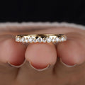 925 Sterling Silver Zircon Fashion Gorgeous Half Circle Round Ring For Women Engagement Anniversary High Quality Fine Jewelry