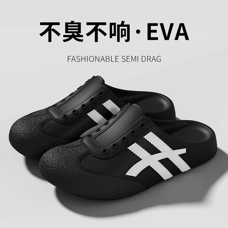 Comfortable Soft Sole Women Mules and Clogs Spring 2026 Platform Outdoor EVA Slippers Woman Trainers Plus Size 45 Casual Flats
