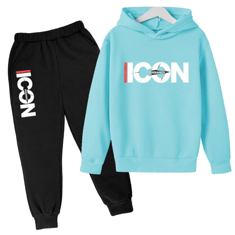 Children's Hooded Sweatshirt with Letters - 3-13 Years | SAMAG