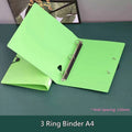 Office Supplies 2/3/4-Ring Binder A4 Folder For Documents Paper File Organizer A4 Binder Folder