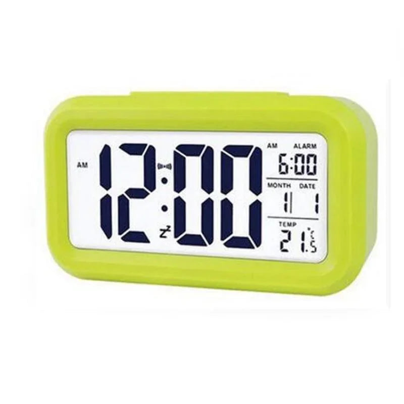 Digital LCD Alarm Clock with Calendar Thermometer Alarm Clock Alarm Clock Digital Desk Clock