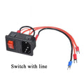 3D Printer Parts Accessories Rocker Switch Power Connector Plug Power Socket Switch Voltage Current 15 A 220 V / 110 V