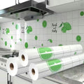 Waterproof Wall Stickers Kitchen Oil-proof Sticker Wallpaper Self-adhesive Waterproof Moisture-proof High Temperature Wall
