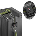 BunnyFly Suitcase Wide Handle Travel Suitcase Men 20 24  Carry-On Luggage Women PC Aluminum Frame Trolley Case
