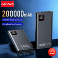 Lenovo 140W 500000mAh Ultra Capacity Power Bank Super Fast Charging CCC Portable Battery Charger For IPhone Samsung 2026 New