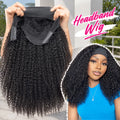38 Inch Body Wave Headband Wig for Women Human Hair Wear and Go Brazilian Virgin Full Machine Human Hair 220 Density