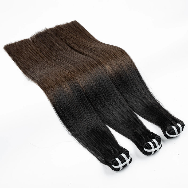 V Beauty Straight Human Hair Bundles Raw Human Hair Extensions Double Drawn 16A Grade Vietnamese Human Hair Virgin Unprocessed