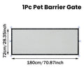Pet Dog Barrier Fences With 6pcs Hook Pet Isolated Network Stairs Gate New Folding Breathable Mesh Playpen For Dog Safety Fence