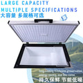 Freezer single door commercial household large capacity freezer horizontal speed fresh-keeping cabinet frozen refrigerator ice c
