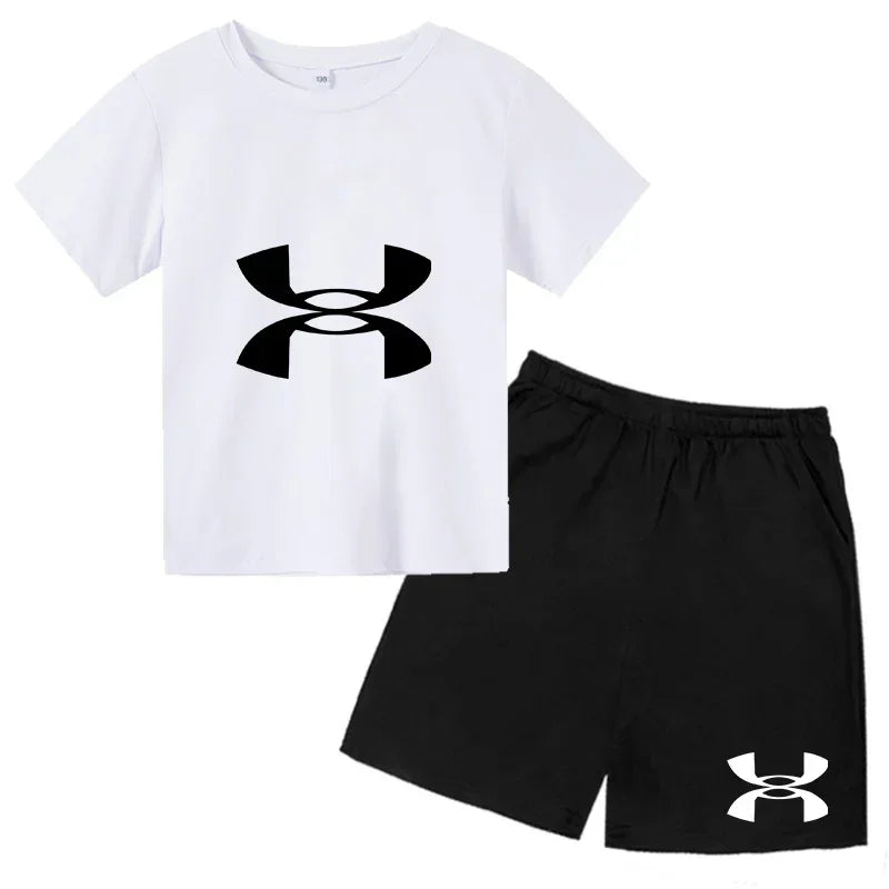 2-13Y Kids Spring & Autumn Casual Cartoon & Letter Print | SAMAG