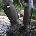 Men's Waterproof Rain Shoes Kitchen Non-Slip Rain Boots Mid-Calf Work Shoes Slip-On Casual Waterproof Outdoor Fishing Boots