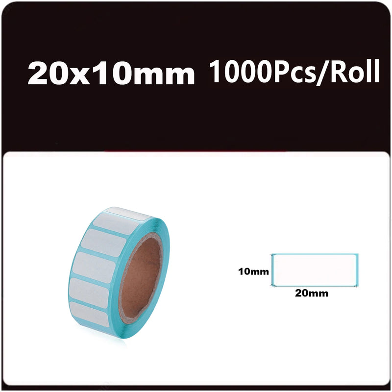 700pcs/Roll 40*20/40*30/50*30mm Print Supplies Thermal Label Sticker Paper Waterproof Supermarket Price Blank Label Direct Print