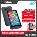 SOYES MAXO Mini Rugged Smartphone IP68 Mini Waterproof 3.88 Inch Small IPS Screen Android12 6G 128GB Face ID Unlock Mobile Phone