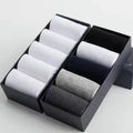 /Lot Men's Pure Cotton Socks Plus Size Solid Color Casual | SAMAG
