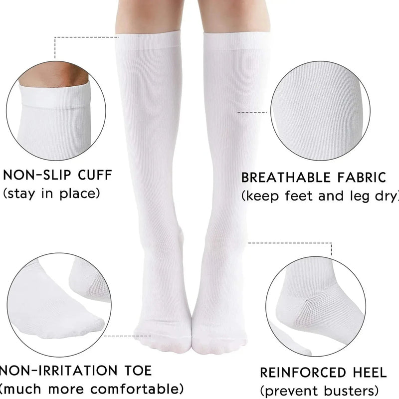 Pairs Compression Socks Medical Varicose Veins Swollen | SAMAG