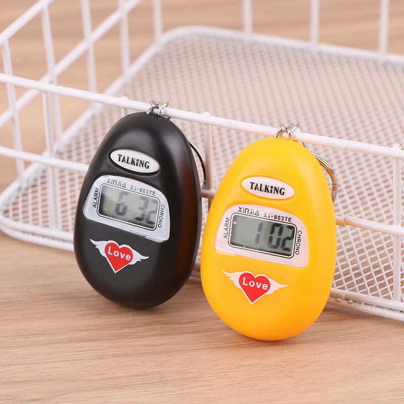 1PC A Talking Clock That Speaking The Time In English Digital Alarm Clock For The Blind, Elders Or Children Time Reporting Chime
