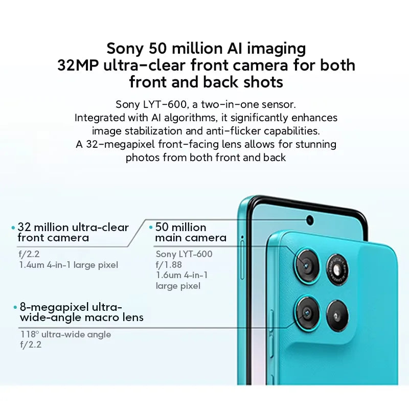 Motorola Moto G100 SmartPhone 5G Global ROM 6.72-inch FHD 120Hz Display Snapdragon 7s  Gen 2 IP64 7000mAh 50MP Camera Cellphone