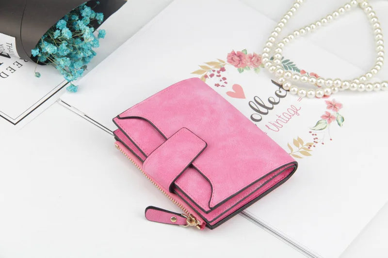 Luxur Leather Women's Wallet Large-capacity Multi-card Slots Slim Coin Pocket Purse Cards Holders Wallet for Woman