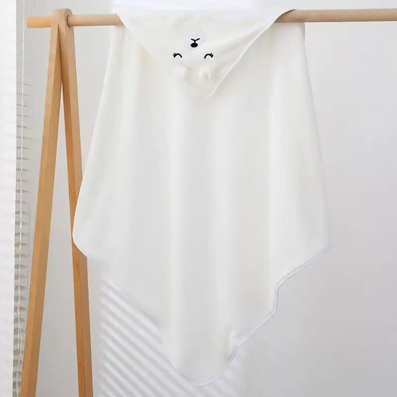 1 Piece of Infant Bathrobe, Baby Bath Towel, Bath Towel for Boys and Girls, Large Towel with Hood, Baby Swaddle Blanket, Newborn Baby Children's Bath Bedding