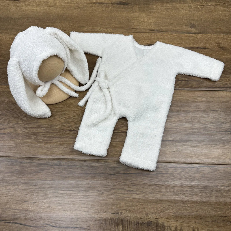 0-12 Months Baby Bunny  Rabbit Outfit Newborn Photography Props  Jumpers Baby Photo Shoot Clothing
