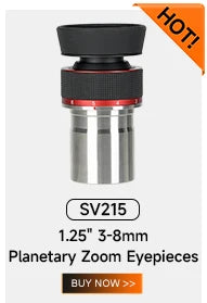 SVBONY Astronomical Telescope 1.25'' 0.5X  Focal Reducer Thread M28x0.6 for Astronomy Telescope
