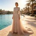 Eshault&bridal Evening Dress for Women Long Sleeves | SAMAG