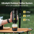 Portable Electric Coffee Maker With 3 Brewing Modes - 72W Rapid Heating, 120ml Capacity, USB/Car/Adapter Charging For Coffee Pow