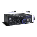 AK380/370/350 800W 12V HiFi Power Amplifier Home Karaoke Car Audio Power Amplifier Stereo BASS Speaker Class D Home Sound Amp