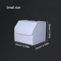 Car Trunk Organizer Box Large Capacity Auto Multiuse Tools Storage Bag Stowing Tidying Leather Folding for Car Trunk Storage Box