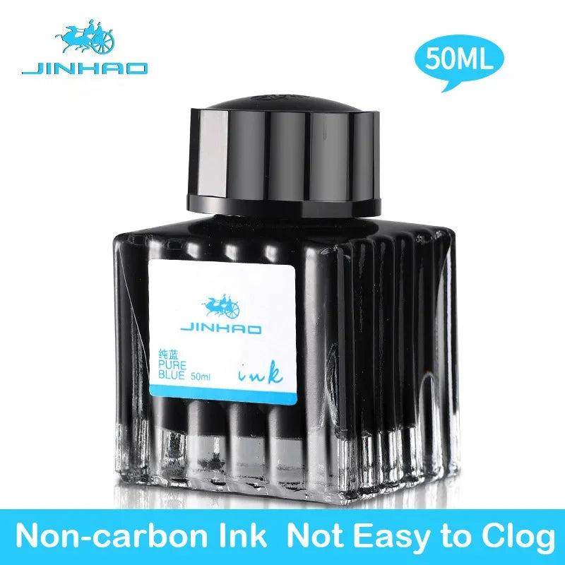 Jinhao Fountain Pen Chinese ink 50/100ml Color Glass Bottled Ink Writing Calligraphy Cartridge Office School Supplies Stationery