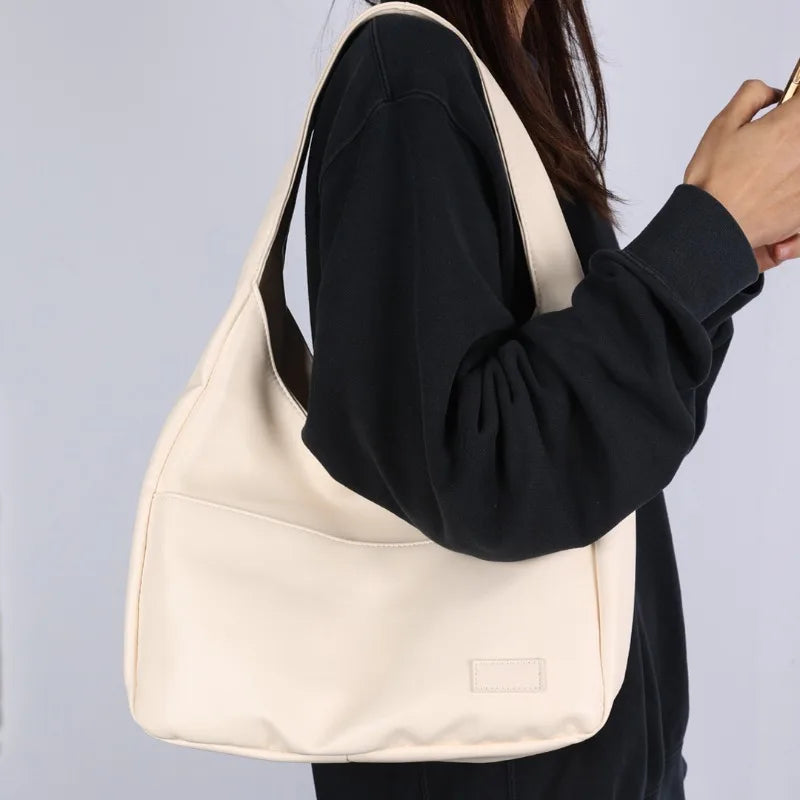 Soft Faux Leather Large Hobo Shoulder Tote Bag Wide Strap Big Capacity Women Casual Daily Work Shopping Commute Handbag Purse