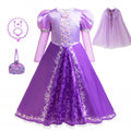 Rapunzel Dress for Princess  Tangled Cosplay Costume Halloween Cosplay Christmas Carnival Birthday Party Fancy
