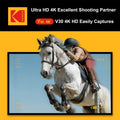 KODAK SD Card High speed SD Card U3 Class10 256GB 128GB 64GB 32G Full Size Flash SD Memory Card High Speed for Camera