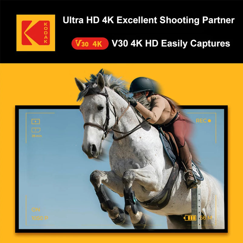KODAK SD Card High speed SD Card U3 Class10 256GB 128GB 64GB 32G Full Size Flash SD Memory Card High Speed for Camera