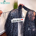 Bulk Human Hair For Braiding Bundles Double Drawn Color 30 Blonde Mixed No Weft Curly Burmese Boho Braids Human Hair Extensions