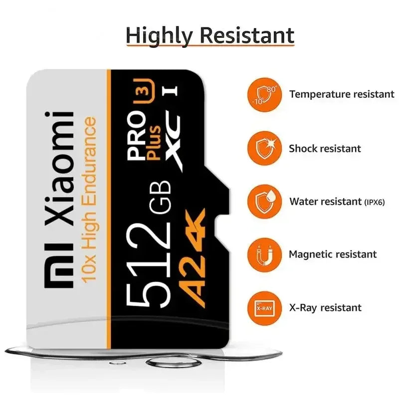 Original Memory SD Card 2TB 1TB 512GB 256GB 128GB High Speed Micro Card SD 4K Video TF Flash Card For Xiaomi Electronic Devices