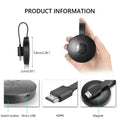 1080P G2 Miracast TV Dongle WIFI Wireless TV Stick Support hdmi-Compatible Mirror Screen Display Adapter For IOS Android Phone