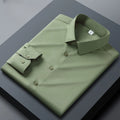 Long sleeved shirt for men's business casual orange | SAMAG
