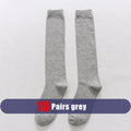 Men Long Socks Knee High Cotton Solid Business Soft | SAMAG