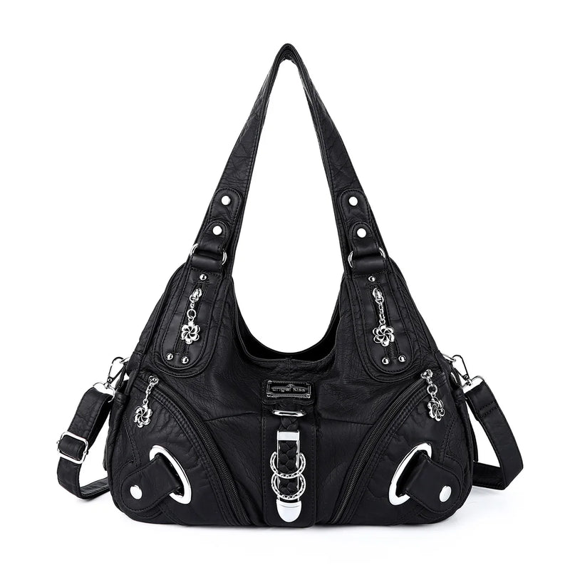 Vintage Women Handbags Shoulder Bag Top-handle Handbag Fashion Vintage Dumpling Pack Shoulder Bag Tote Bag Hobos Large Purse