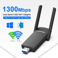 COMFAST 1300Mbps USB 3.0 WiFi Adapter 2G&5G Dual Band Adaptador Antenna 802.11AC MU - MIMO Network Card Gigabit | SAMAG